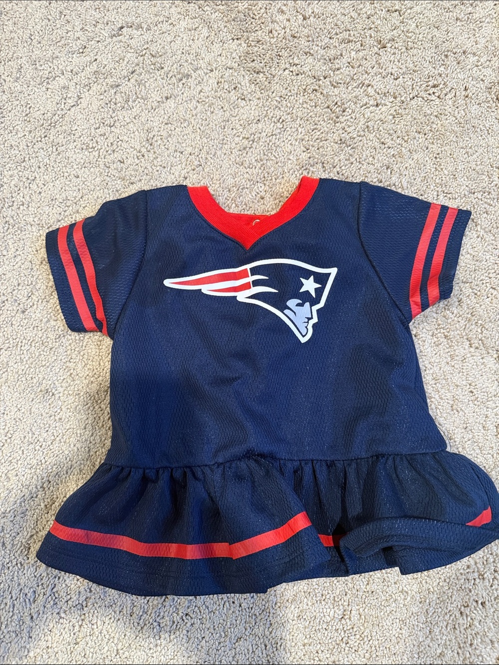 NFL Navy and Red Girls' Team Dress Tee